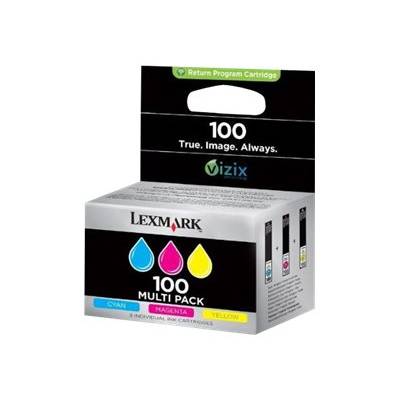 Lexmark Cartridge No. 100 - Gelb, Cyan, Magenta - Original - Tintenpatrone LCCP