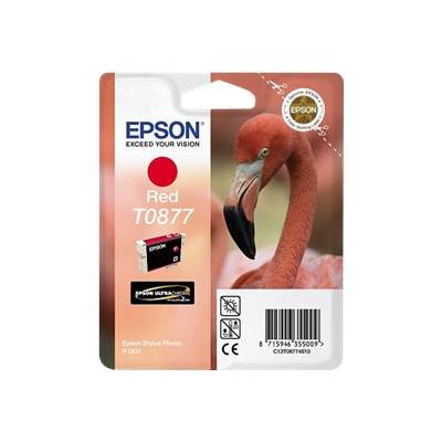 Epson T0877 - 11.4 ml - Rot - Original - Blisterverpackung - Tintenpatrone - für