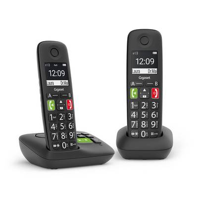 Gigaset E290A Duo - Schnurlostelefon - Anrufbeantworter mit Rufnummernanzeige --0