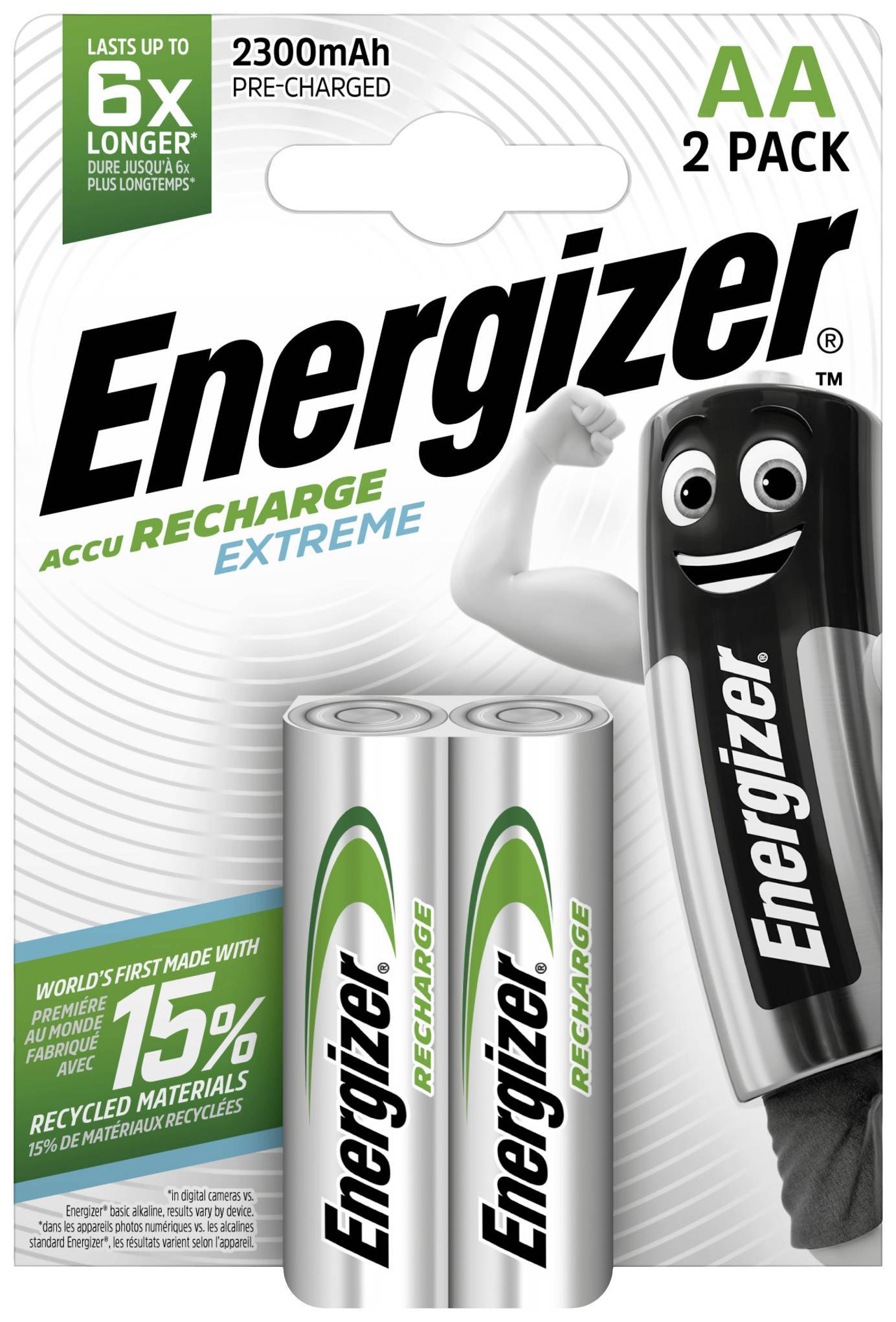 Energizer Accu Recharge Extreme - Batterie 2 x AA-Typ - NiMH - (wiederaufladbar)-0
