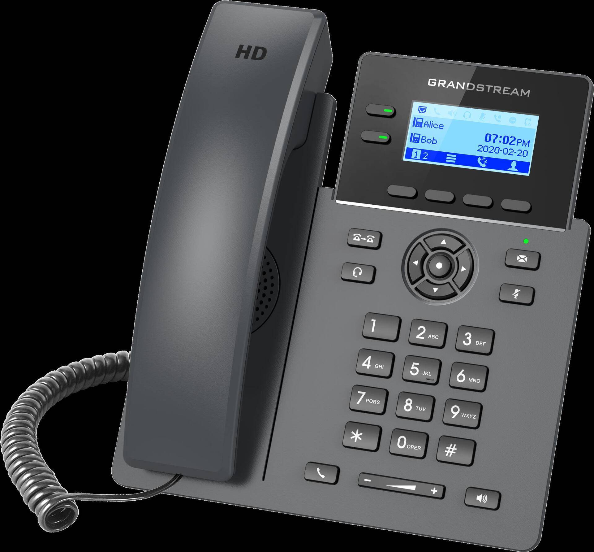 Grandstream GRP2602 - VoIP-Telefon - fünfwegig Anruffunktion - SIP - RTCP - RTP-1
