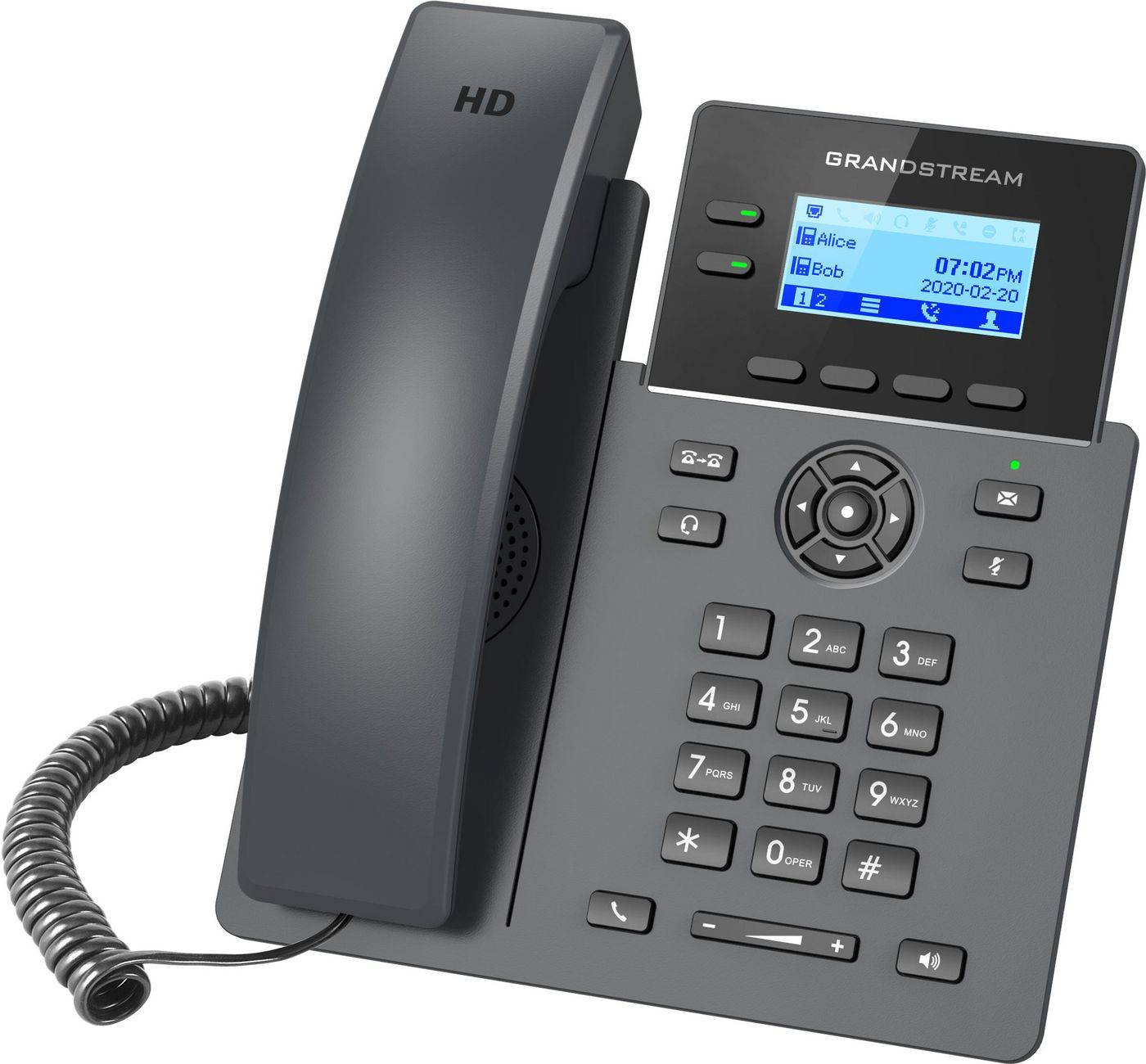 Grandstream GRP2602 - VoIP-Telefon - fünfwegig Anruffunktion - SIP - RTCP - RTP-2