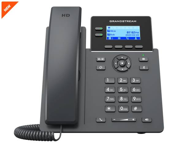 Grandstream GRP2602 - VoIP-Telefon - fünfwegig Anruffunktion - SIP - RTCP - RTP-3