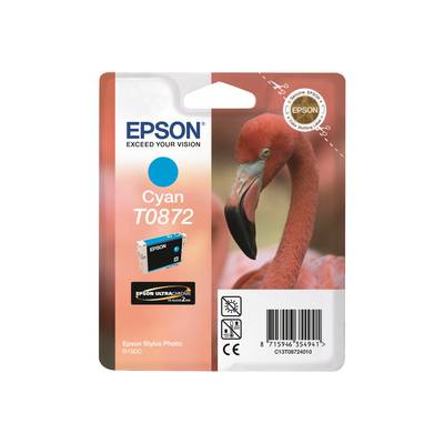 Epson T0872 - 11.4 ml - Cyan - Original - Blisterverpackung - Tintenpatrone - fü