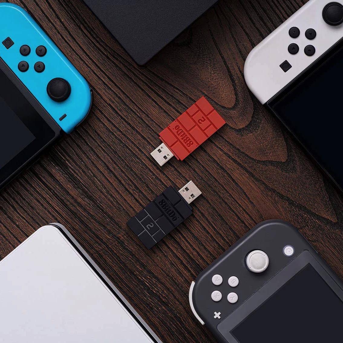 8BitDo Wireless Bluetooth Adapter 2 für Windows/Mac/Raspberry Pi/Switch-3