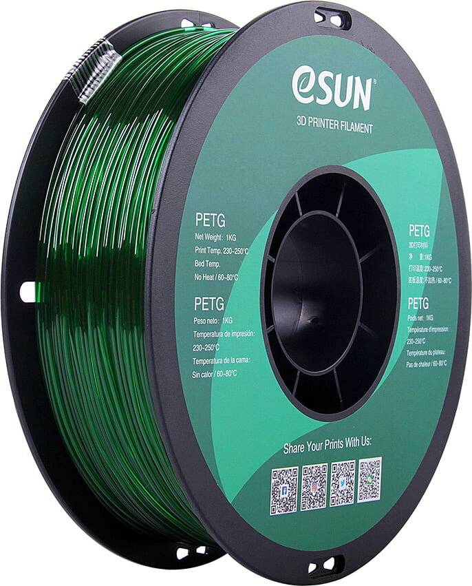eSUN PETG Translucent Green, 1,75 mm / 1000 g-0