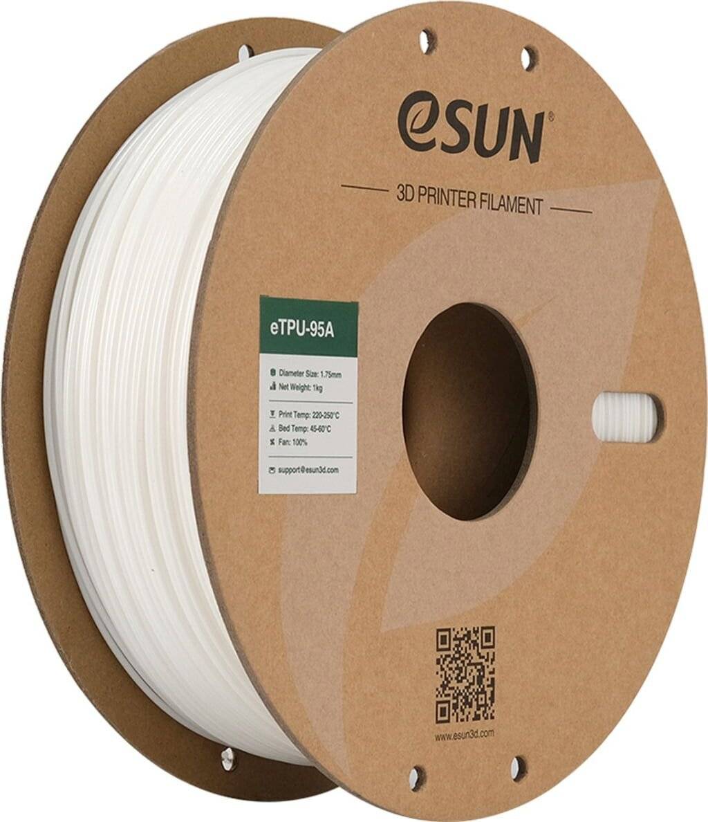 eSUN TPU-95A White, 1,75 mm / 1000 g-1