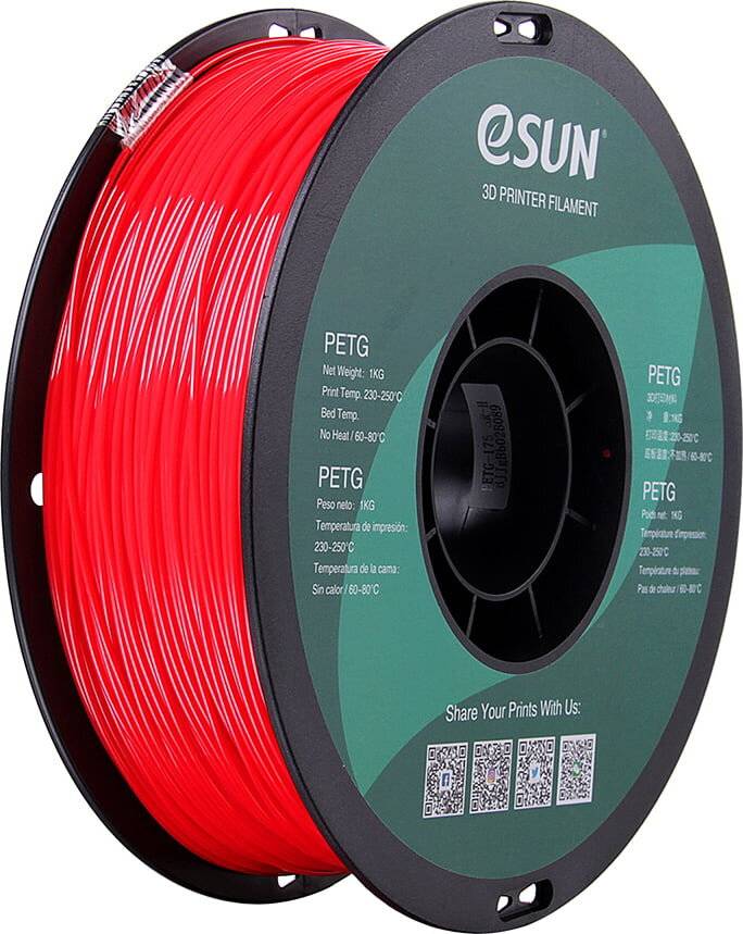 eSUN PETG Red, 1,75 mm / 1000 g-0