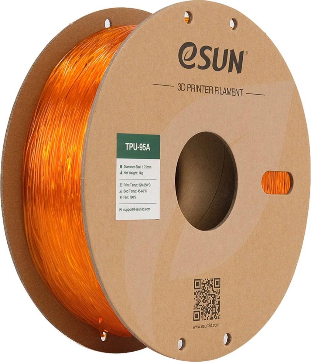eSUN TPU-95A Translucent Orange, 1,75 mm / 1000 g-2