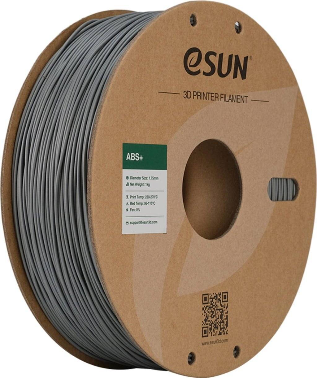 Esun Silber - 1 kg - vakuumversiegelter Beutel - ABS+ filament (3D) - Silber-1