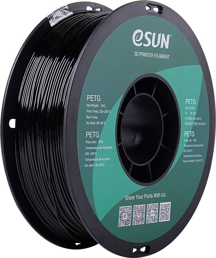 eSUN PETG Solid Black - 1,75 mm / 1000 g-0