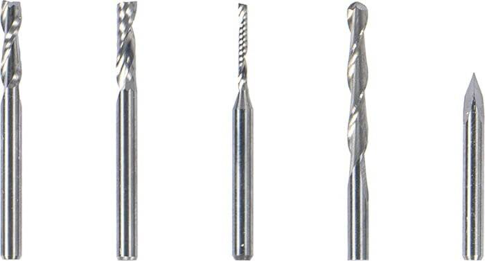 Snapmaker CNC Bits 5er Set-0