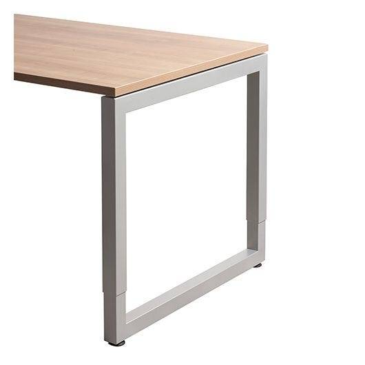 Hammerbacher Schreibtisch Ramona, 120 x 80 cm, höhenverstellbar von 65 bis 85 cm, nussbaum-3