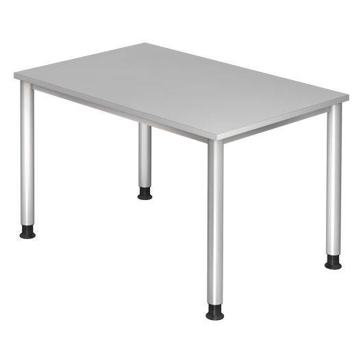 Hammerbacher Schreibtisch Hanna, 120 x 80 cm, höhenverstellbar von 68,5 bis 81 cm, grau-0