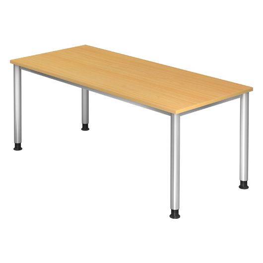 Hammerbacher Schreibtisch Hanna, 180 x 80 cm, höhenverstellbar von 68,5 bis 81 cm, buche-0