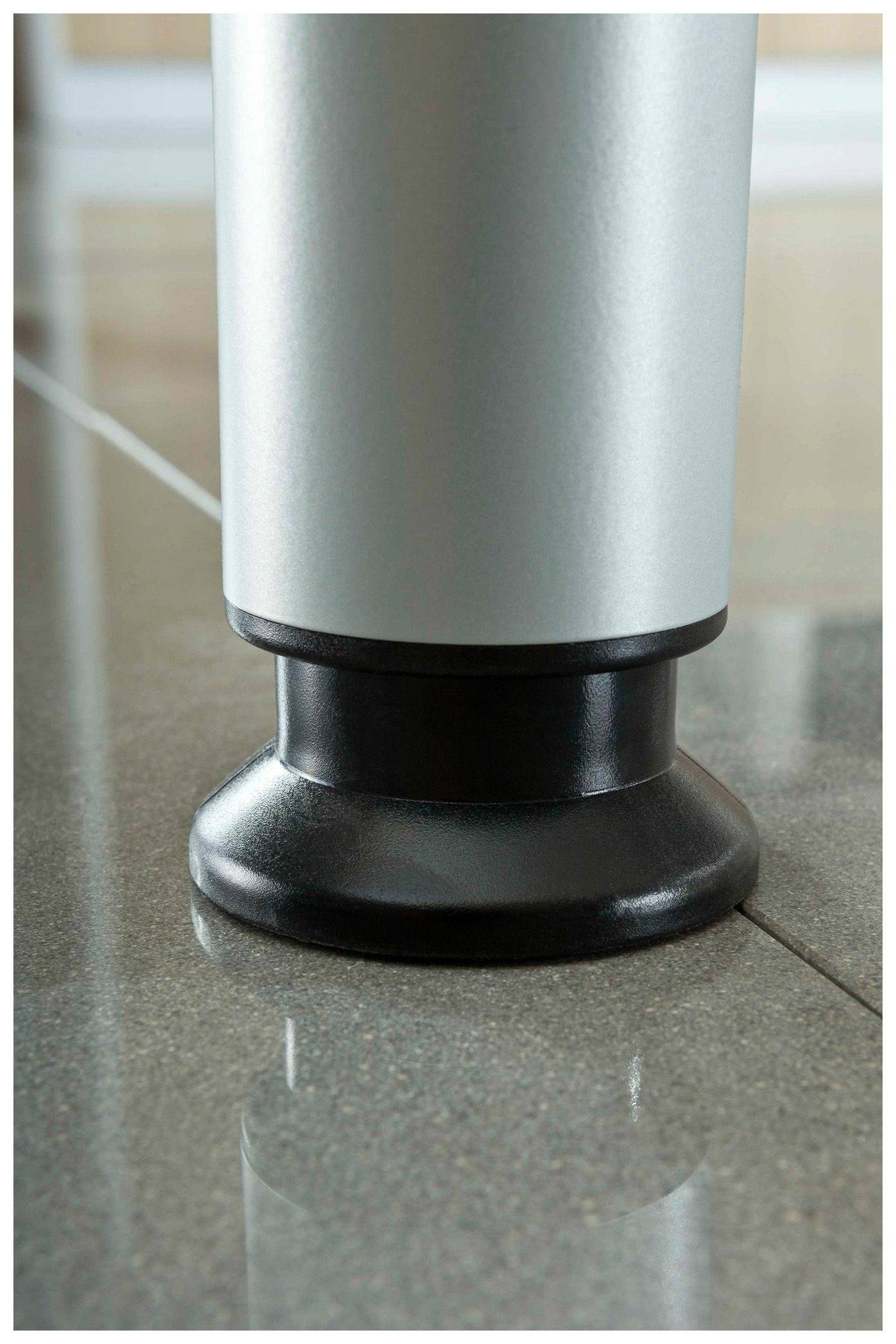 Hammerbacher Schreibtisch Homeoffice Mini, 120 x 67,2 cm, verstellbar von 68,5 bis 81 cm, asteiche-3