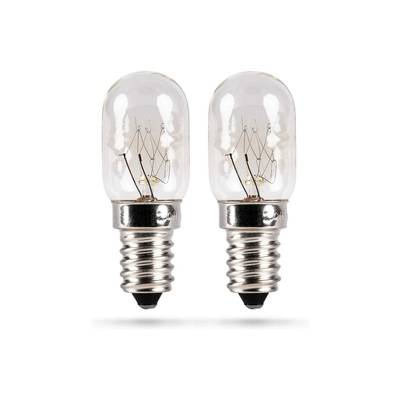 2er Pack 15W E14 - Glühbirne für Nähmaschine, Dunstabzugshaube - Kühlschrank  Lampe mit T22 Kapsel, 90 Lumen & 2500K kaufen