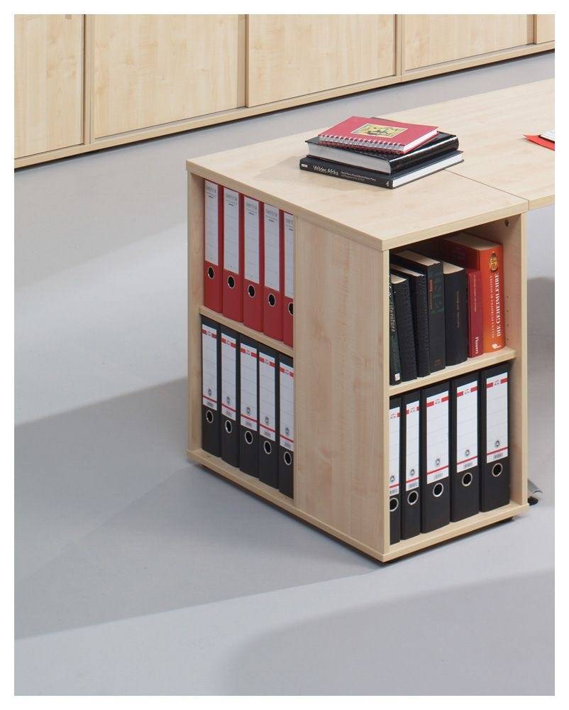 Hammerbacher Anstellcontainer Anna, 2 Ordnerhöhen, 40 x 80 x 72 cm, buche-2