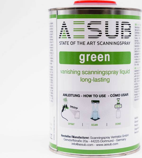 AESUB Green Scanningspray, 1.000 ml