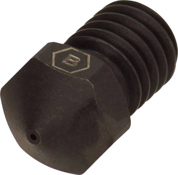 BROZZL Düse Stahl gehärtet für E3D V6, 0,6 mm