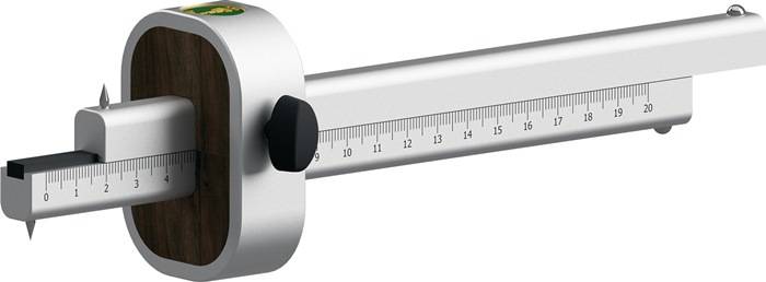 Streichmaß Alu-Line 0029A 185mm L.220mm Alu.ULMIA-0