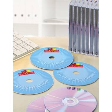 CD/DVD-Etikett 117mm weiß 200 St./Pack. - Artikel: 129216801-3