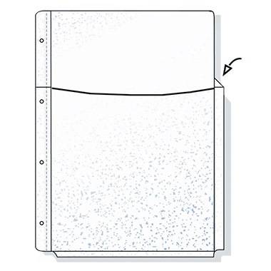 Dokumentenhülle A4 0,18mm leicht genarbt 5 St./Pack. - Artikel: 126108700-3