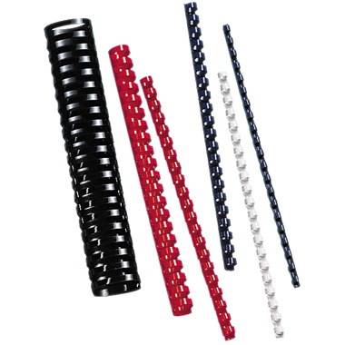 GBC Plastikbinderücken CombBind, DIN A4, 25 mm, weiß (5928202)-2