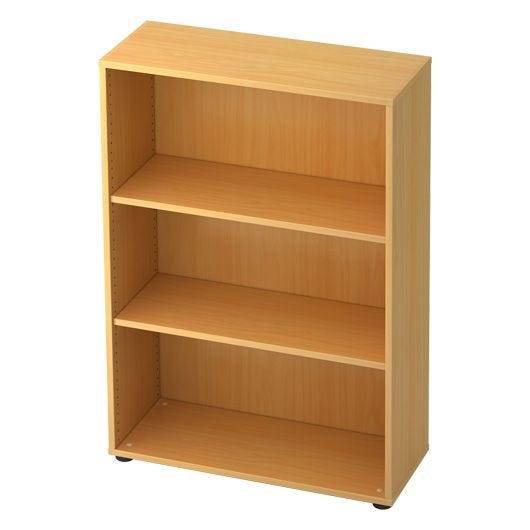 Hammerbacher Büroregal Comfortline, 3 Ordnerhöhen, 80 x 33 x 114,4 cm, buche-0
