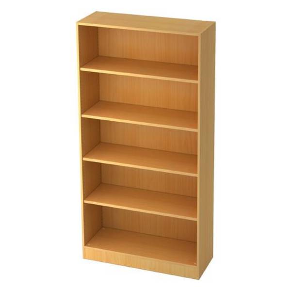 Hammerbacher Büroregal Securoline, 5 OH, 100 x 40 x 200,4 cm, buche