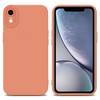 Cadorabo Hülle für Apple iPhone XR Schutz Hülle in Orange TPU Silikon Etui Case Handyhülle