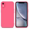Cadorabo Hülle für Apple iPhone XR Schutz Hülle in Rot TPU Silikon Etui Case Handyhülle