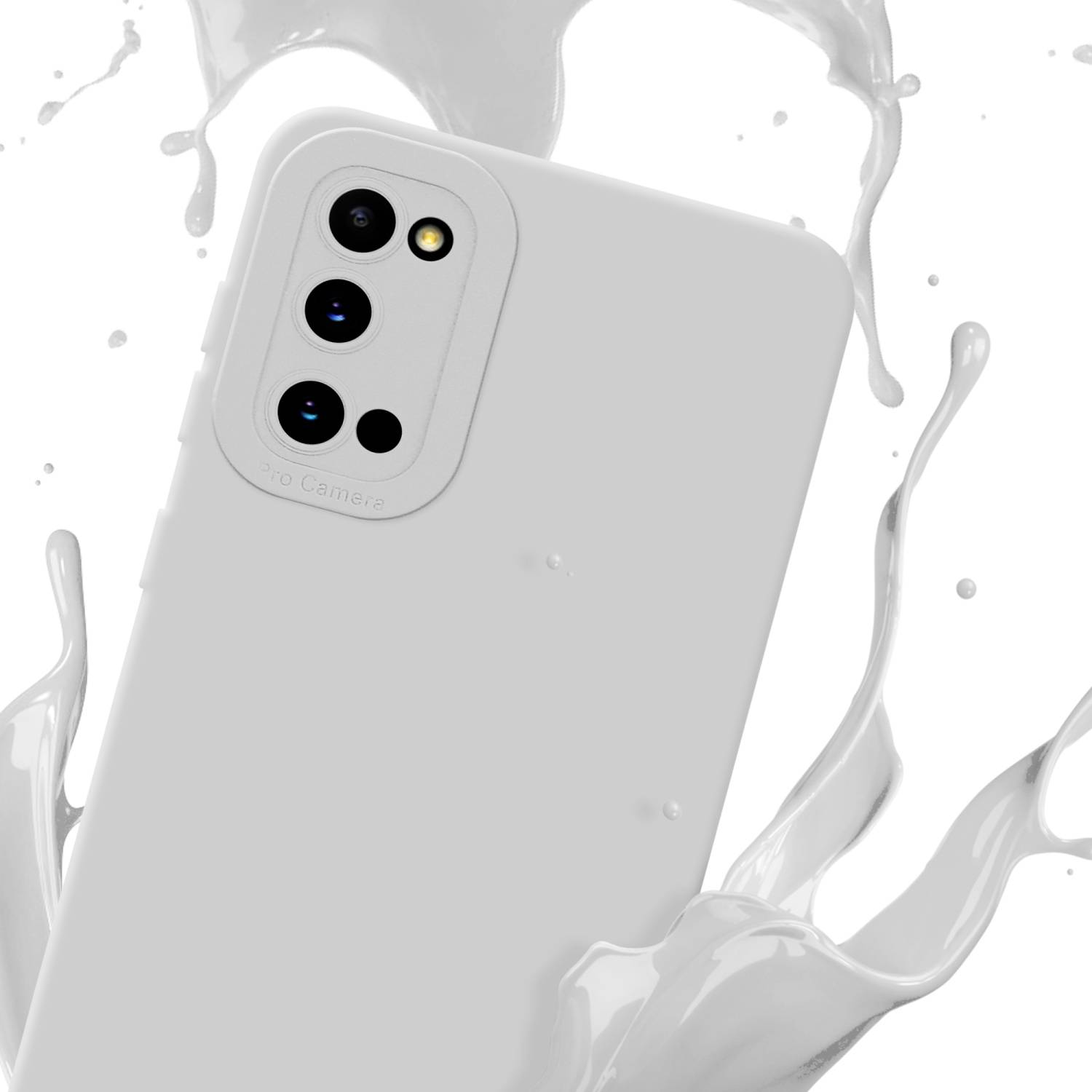 Cadorabo Hülle für Samsung Galaxy S20 Schutz Hülle in Weiß TPU Silikon Etui Case Handyhülle-1