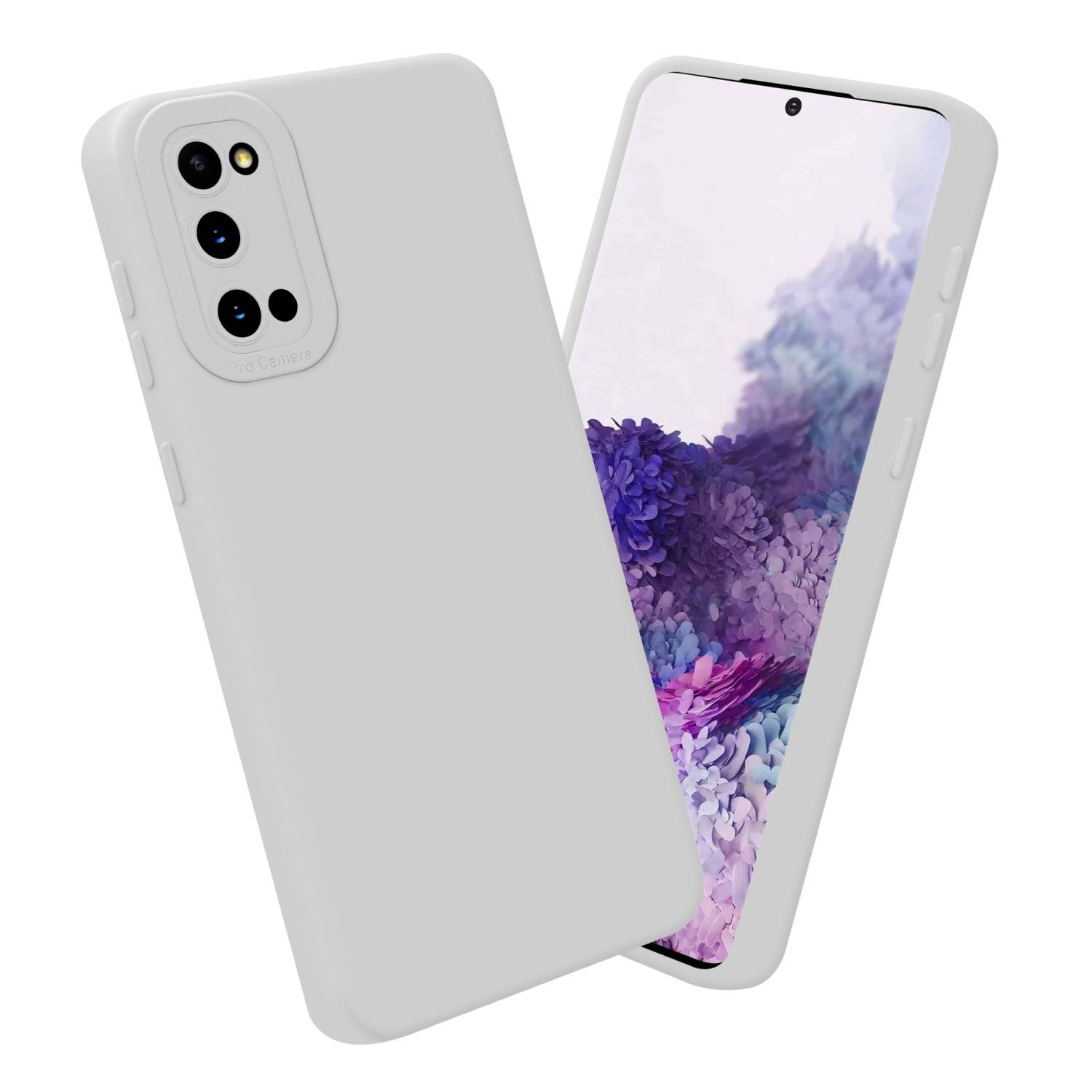 Cadorabo Hülle für Samsung Galaxy S20 Schutz Hülle in Weiß TPU Silikon Etui Case Handyhülle-2