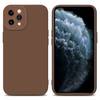Cadorabo Hülle für Apple iPhone 11 PRO MAX Schutz Hülle in Braun TPU Silikon Etui Case Handyhülle