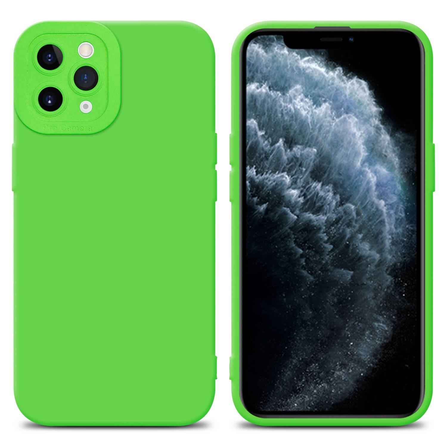 Cadorabo Hülle für Apple iPhone 11 PRO MAX Schutz Hülle in Grün TPU Silikon Etui Case Handyhülle-0