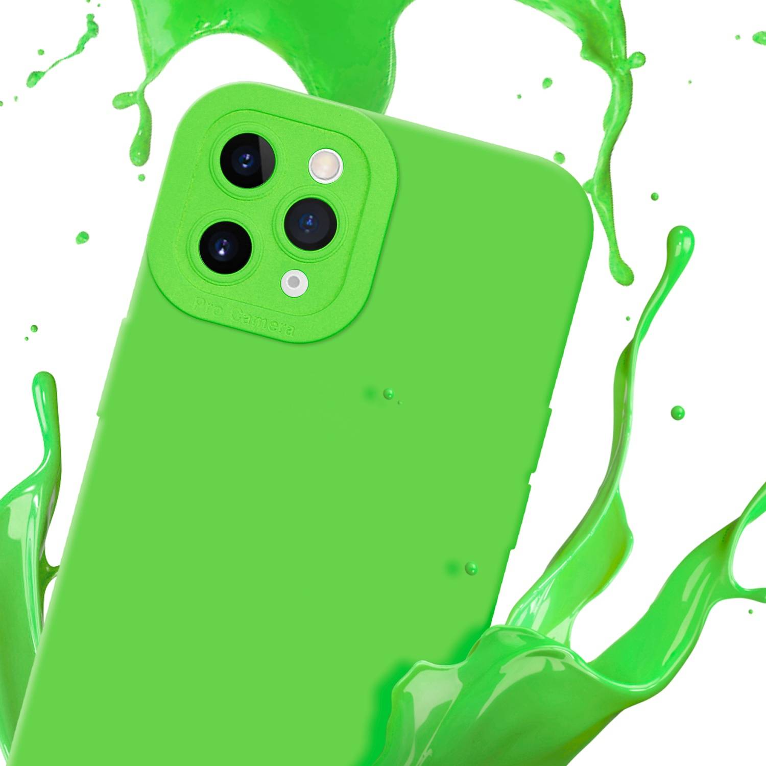 Cadorabo Hülle für Apple iPhone 11 PRO MAX Schutz Hülle in Grün TPU Silikon Etui Case Handyhülle-2