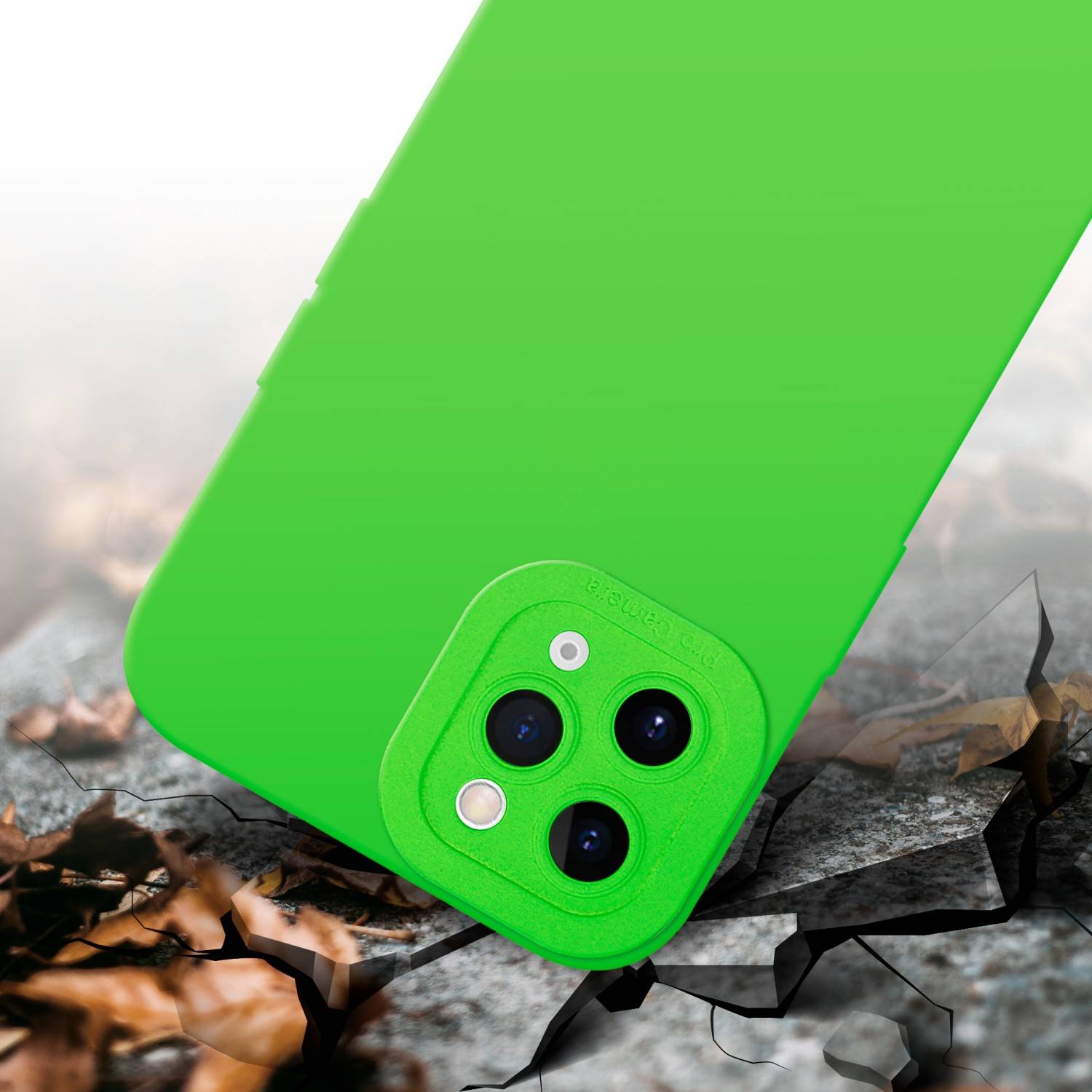 Cadorabo Hülle für Apple iPhone 11 PRO MAX Schutz Hülle in Grün TPU Silikon Etui Case Handyhülle-4