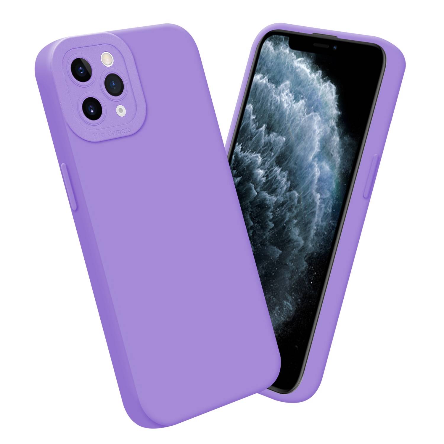 Cadorabo Hülle für Apple iPhone 11 PRO MAX Schutz Hülle in Lila TPU Silikon Etui Case Handyhülle-3