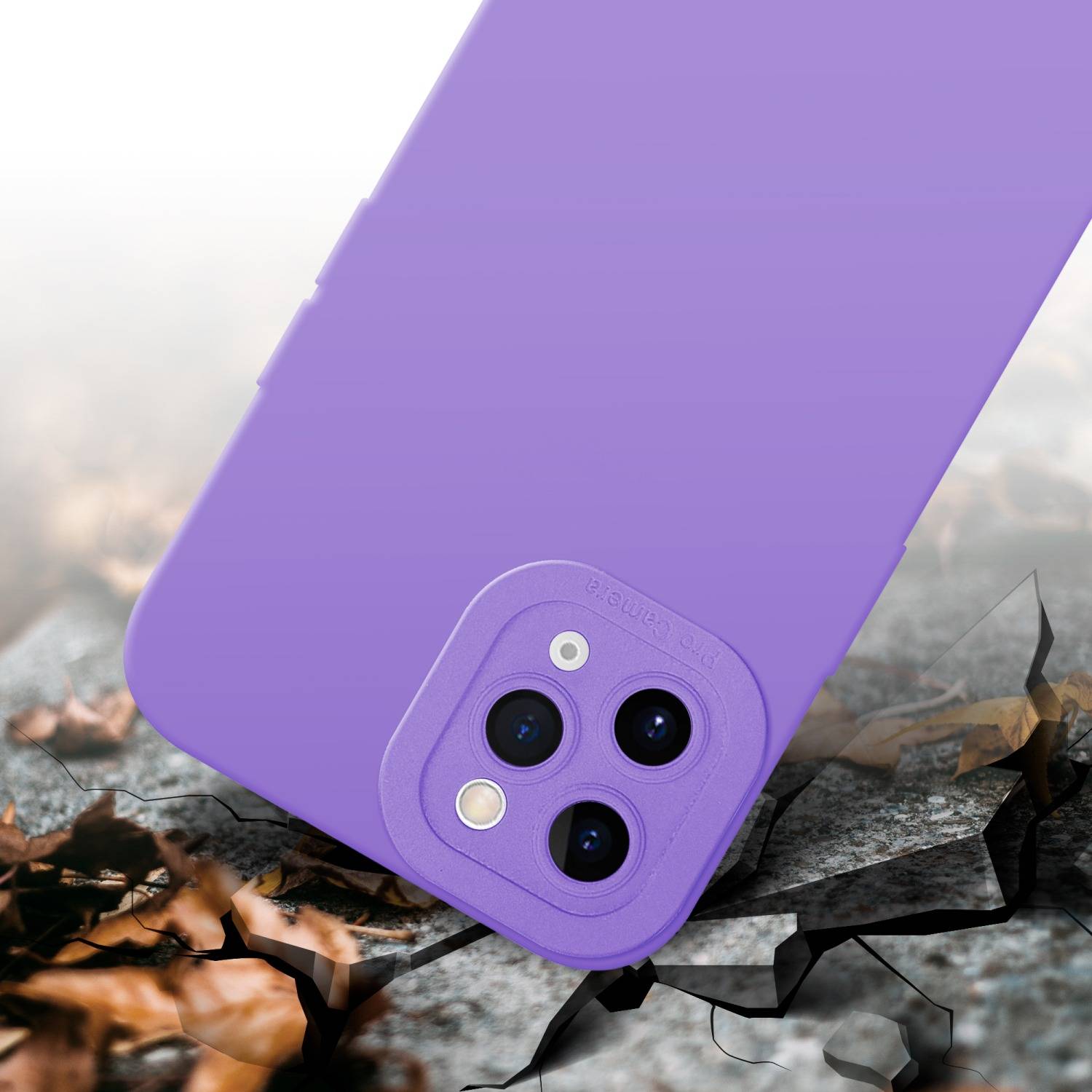 Cadorabo Hülle für Apple iPhone 11 PRO MAX Schutz Hülle in Lila TPU Silikon Etui Case Handyhülle-4