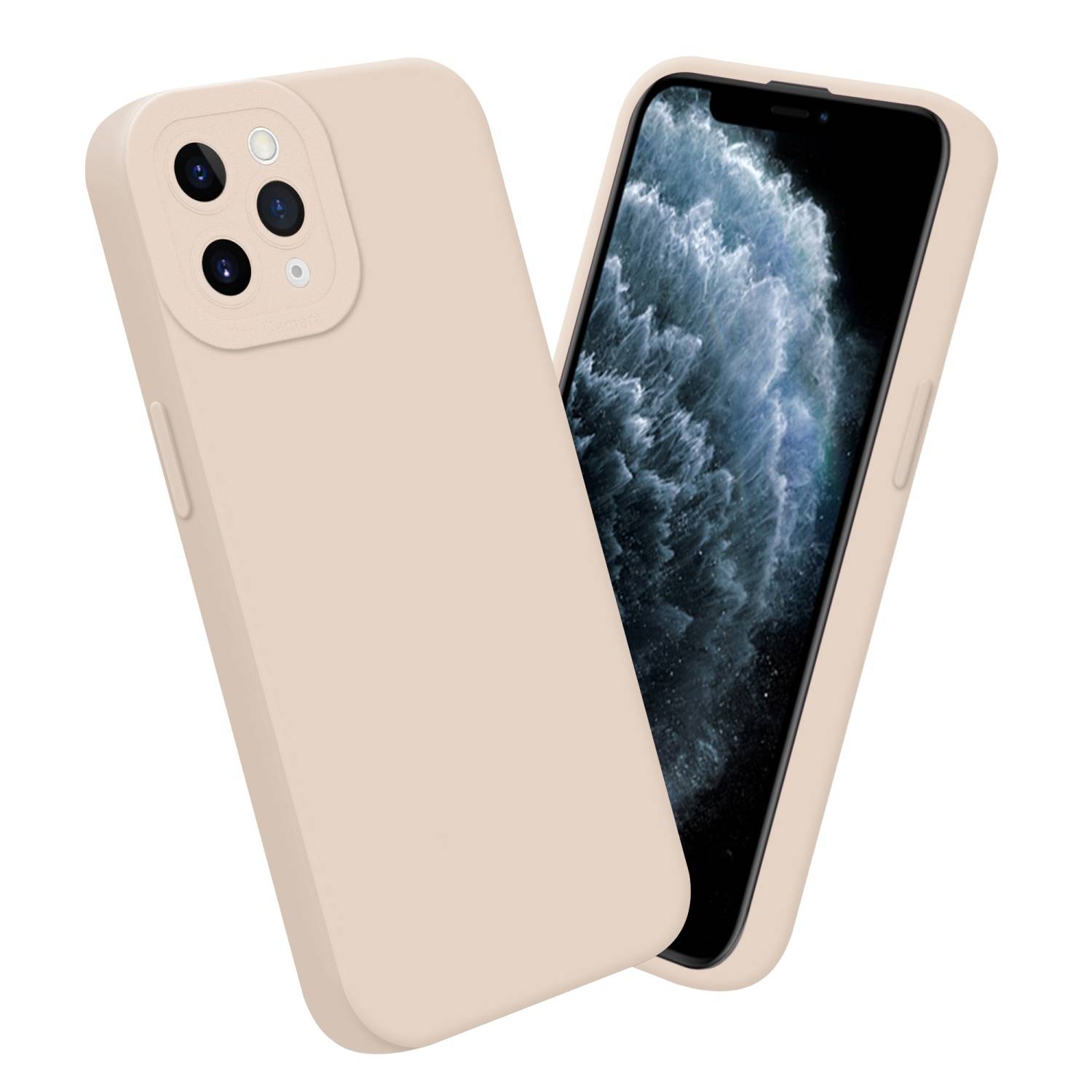 Cadorabo Hülle für Apple iPhone 11 PRO MAX Schutz Hülle in Rosa TPU Silikon Etui Case Handyhülle-3