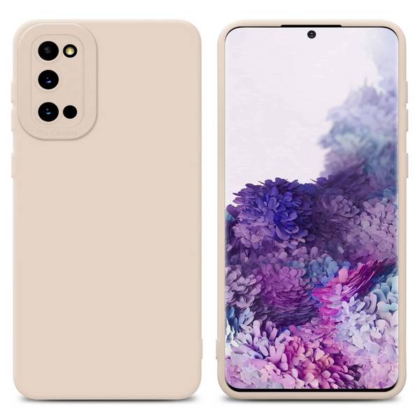 Cadorabo Hülle für Samsung Galaxy S20 Schutz Hülle in Rosa TPU Silikon Etui Case Handyhülle