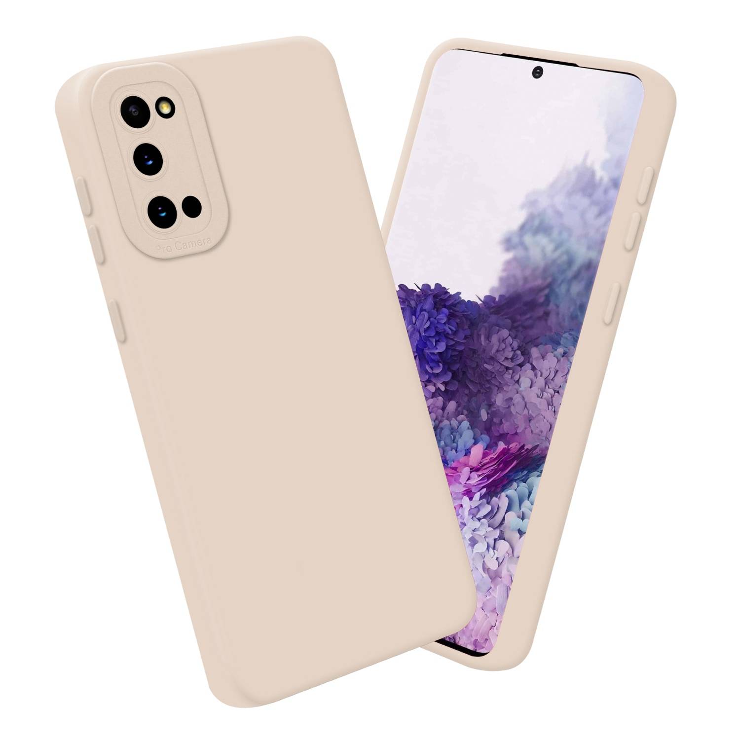 Cadorabo Hülle für Samsung Galaxy S20 Schutz Hülle in Rosa TPU Silikon Etui Case Handyhülle-2