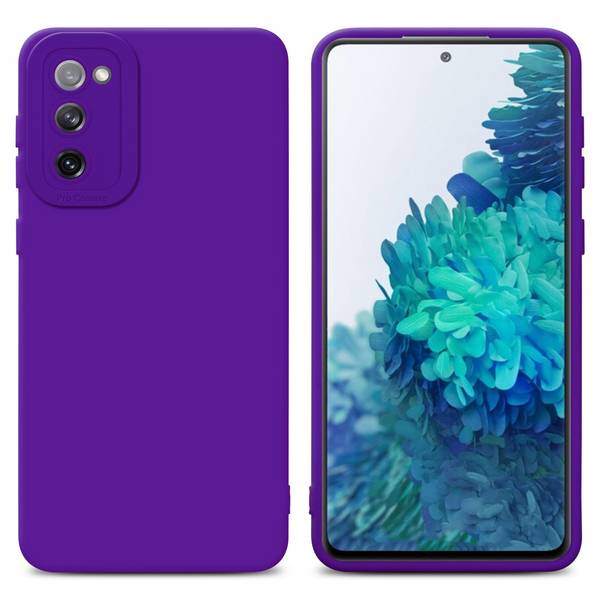 Cadorabo Hülle für Samsung Galaxy S20 FE Schutz Hülle in Lila TPU Silikon Etui Case Handyhülle