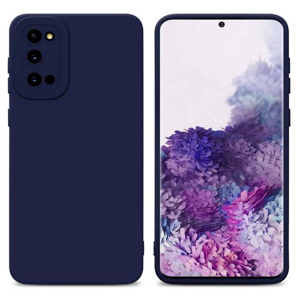 Cadorabo Hülle für Samsung Galaxy S20 Schutz Hülle in Blau TPU Silikon Etui Case Handyhülle