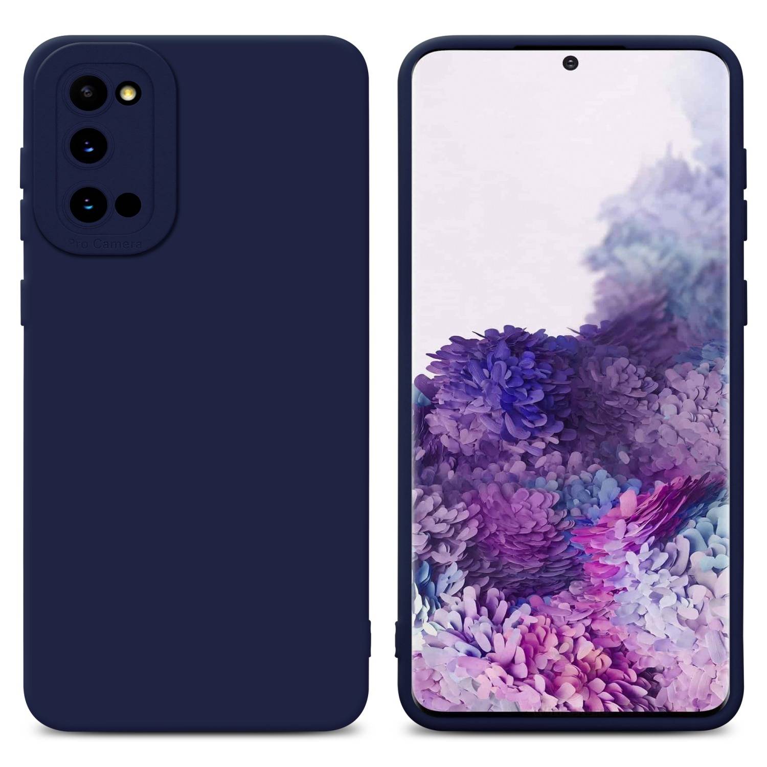 Cadorabo Hülle für Samsung Galaxy S20 Schutz Hülle in Blau TPU Silikon Etui Case Handyhülle-0