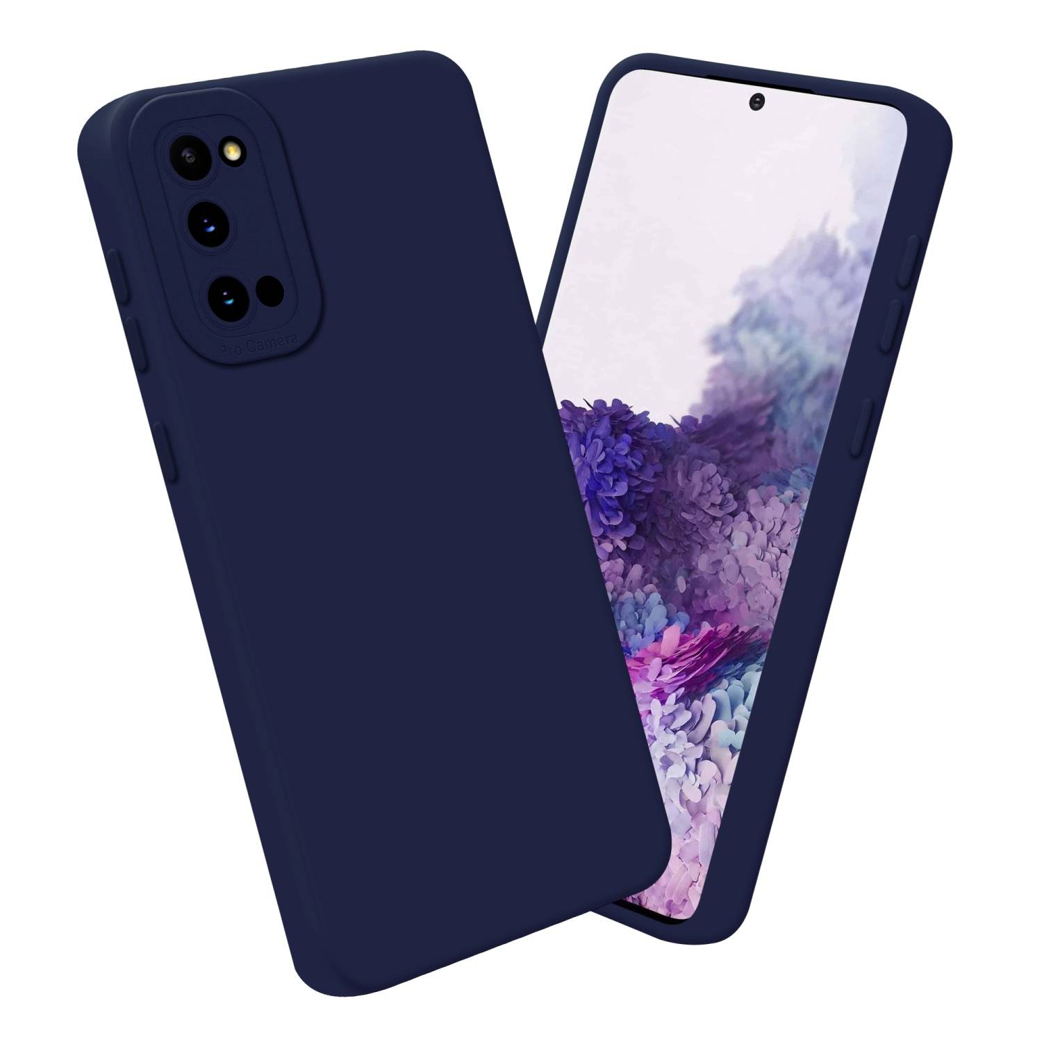 Cadorabo Hülle für Samsung Galaxy S20 Schutz Hülle in Blau TPU Silikon Etui Case Handyhülle-2