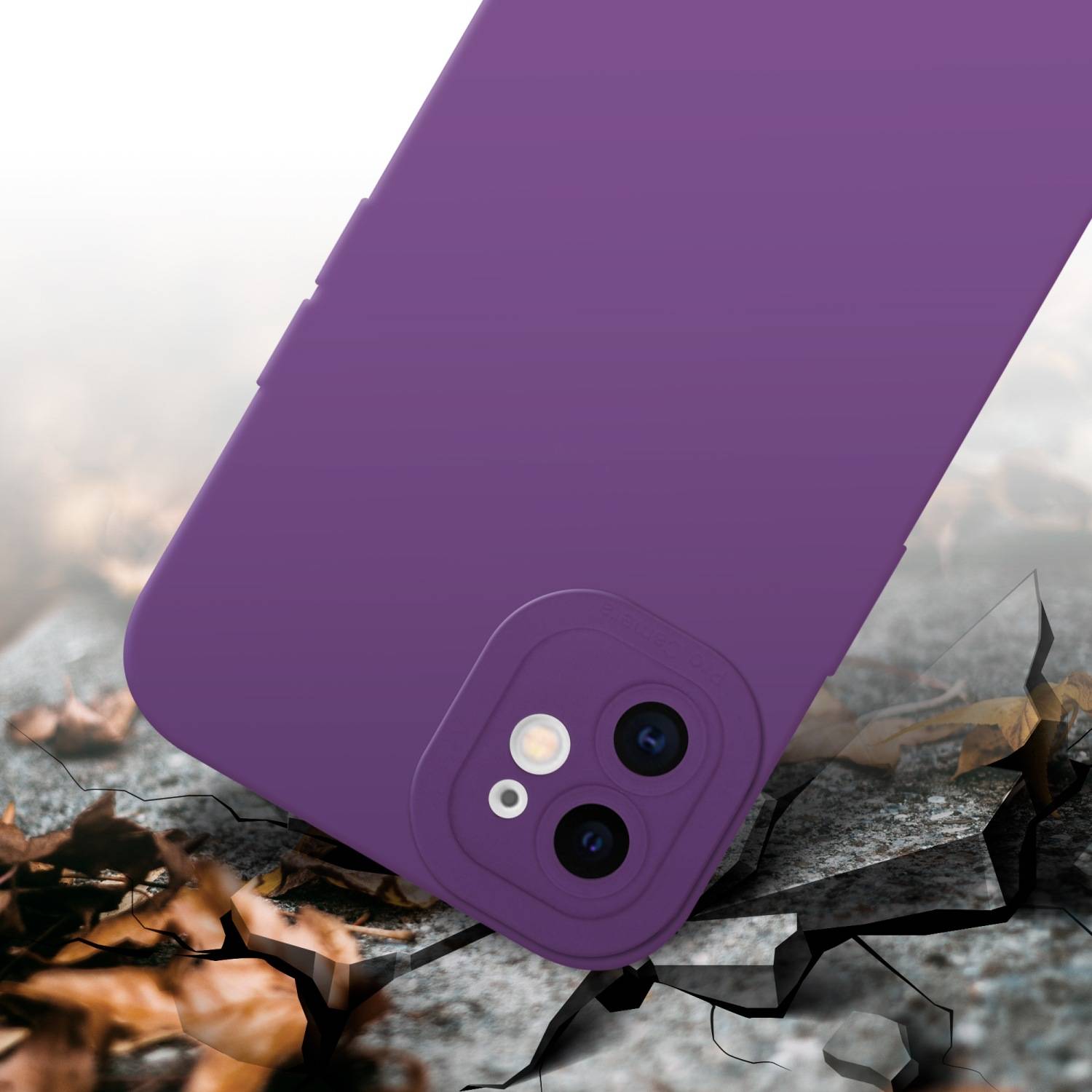 Cadorabo Hülle für Apple iPhone 11 Schutz Hülle in Lila TPU Silikon Etui Case Handyhülle-4