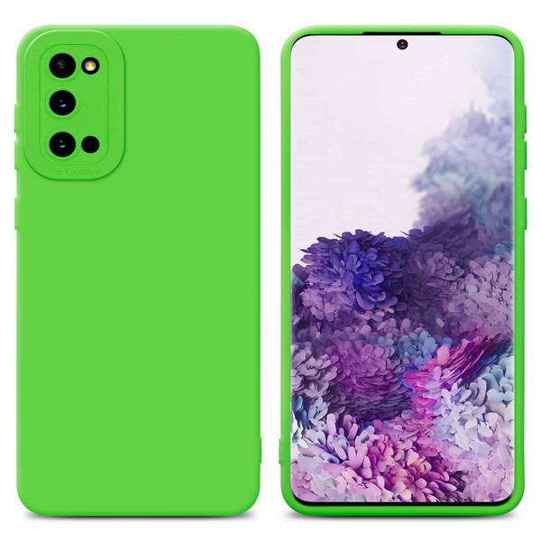 Cadorabo Hülle für Samsung Galaxy S20 Schutz Hülle in Grün TPU Silikon Etui Case Handyhülle