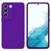 Cadorabo Hülle für Samsung Galaxy S22 Schutz Hülle in Lila TPU Silikon Etui Case Handyhülle